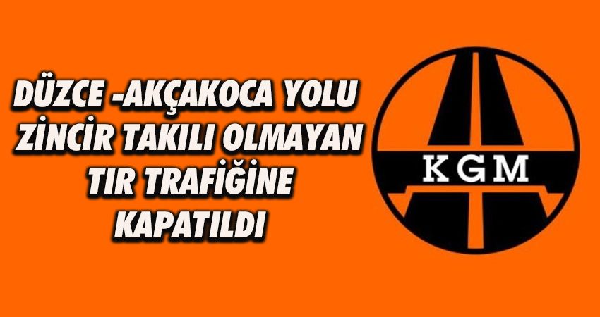 KGM, yollardaki son duruma ilişkin açıklama yaptı