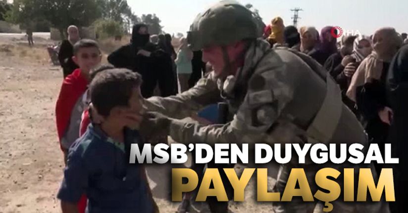 Milli Savunma Bakanlığından duygusal paylaşım