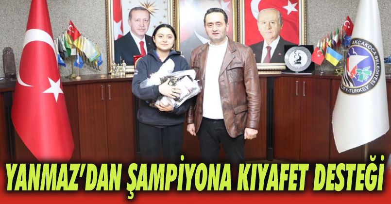 Yanmaz’dan Şampiyona Kıyafet Desteği