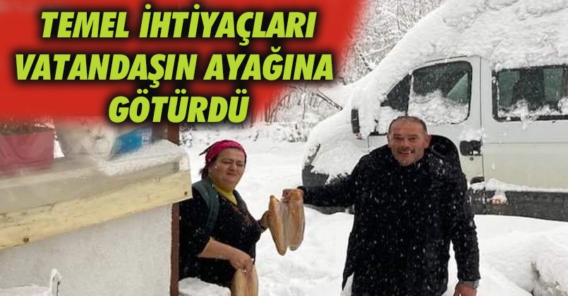 Akçakocalı Muhtar Kar Kış Demedi