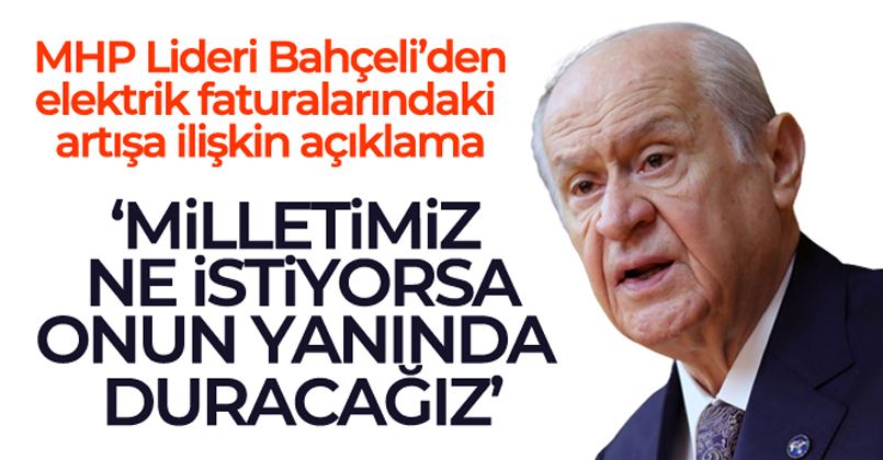 MHP Lideri Devlet Bahçeli'den önemli açıklamalar