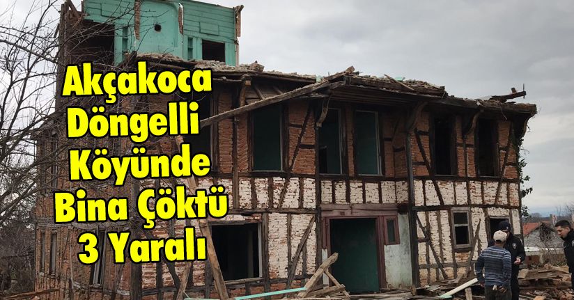 Ahşap Evi Yıkarken Duvarın Altında Kaldılar