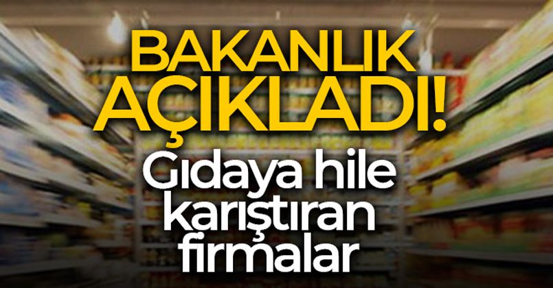 Bakanlık tek tek firmaları açıkladı! İşte taklit ve hileli ürünlerin listesi