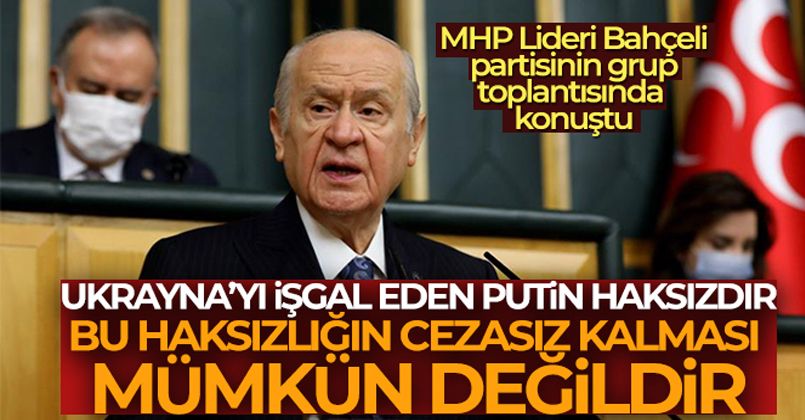 MHP Lideri Bahçeli'den önemli açıklamalar!
