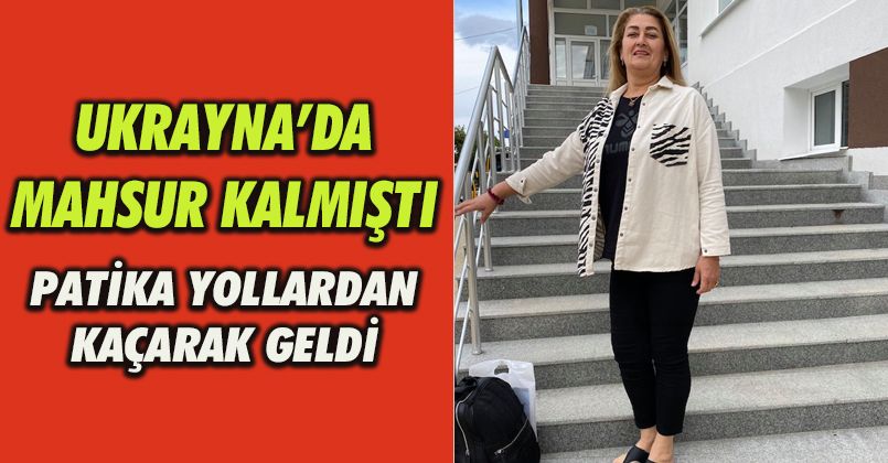 Nursen Yanmaz Savaş Bölgesinden Yurda Döndü