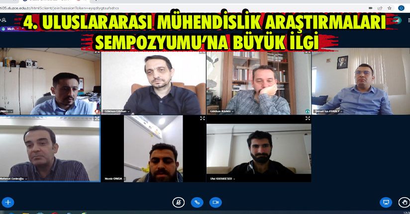 4. Uluslararası Mühendislik Araştırmaları Sempozyumu’na Büyük İlgi