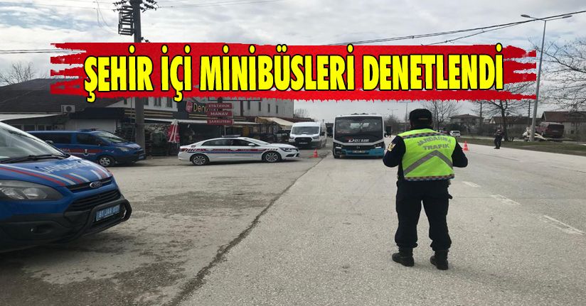 Şehir İçi Minibüsleri Denetlendi