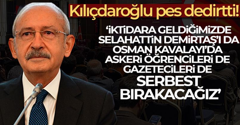 Kemal Kılıçdaroğlu: 'Demirtaş ile en fazla görüşen milletvekilleri CHP'li vekillerdir'