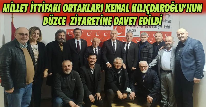 Millet İttifakı Ortakları Davet Edildi