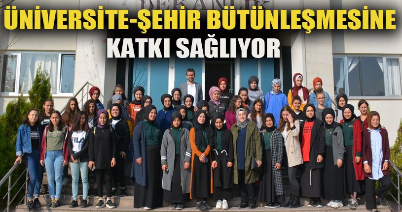 Düzce Üniversitesi 17. Açık Kampüs’te Yığılcalı Kız Öğrencileri Konuk Etti
