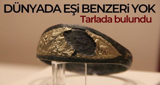 Tarlada bulunan bu bileziğin eşi benzeri bulunmuyor