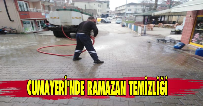 Cumayeri'nde Ramazan Temizliği