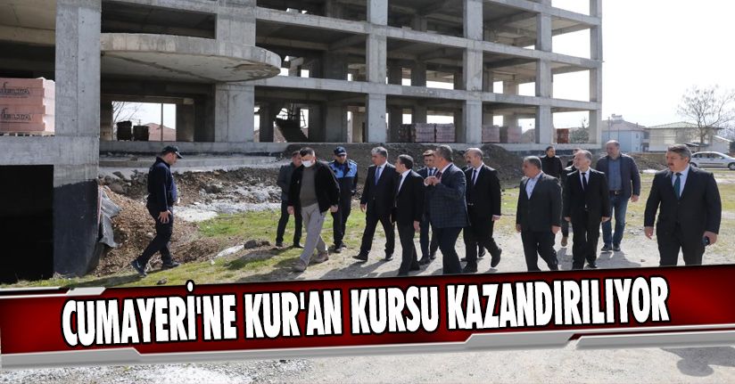 Cumayeri'ne Kur'an Kursu Kazandırılıyor