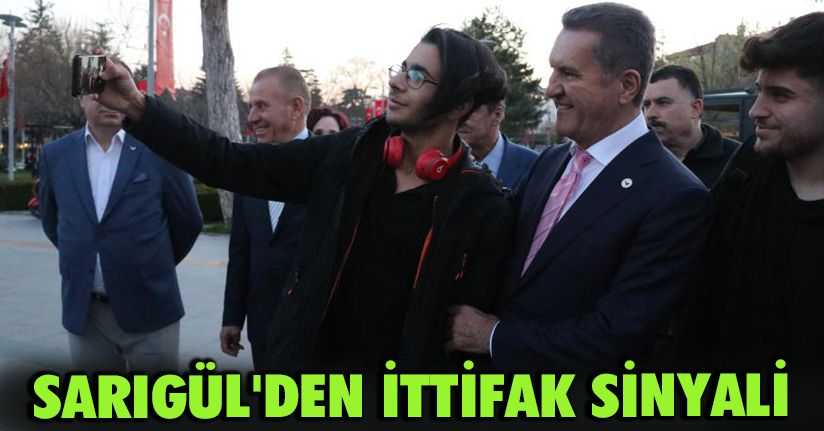 Sarıgül'den İttifak Sinyali