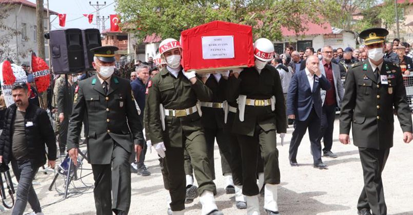 Samsunlu şehit Kubilay Çon'a veda