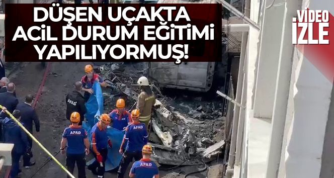 Acil durum eğitimi yapacaklardı düştüler