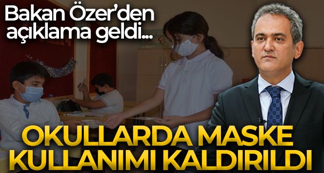 Okullarda maske kullanımı kaldırıldı