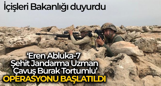 Tunceli'de ‘Eren Abluka-7 Operasyonu' başlatıldı
